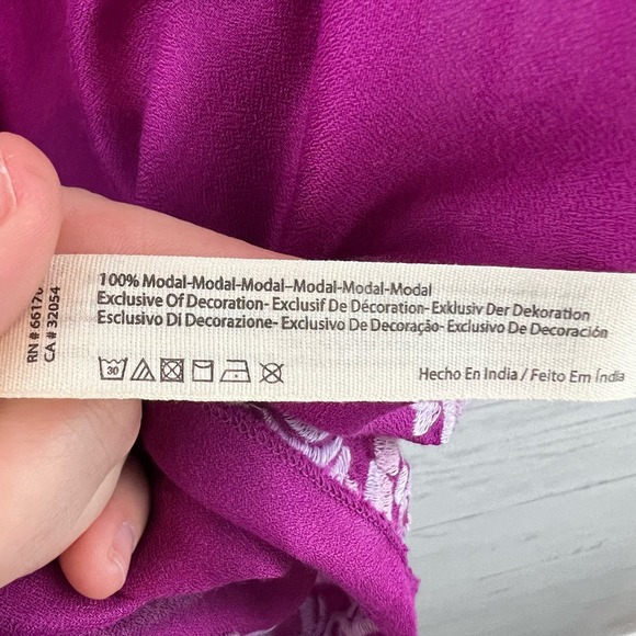 Free People Aida Embroidered Slip Dress Size S - Picture 10 of 10